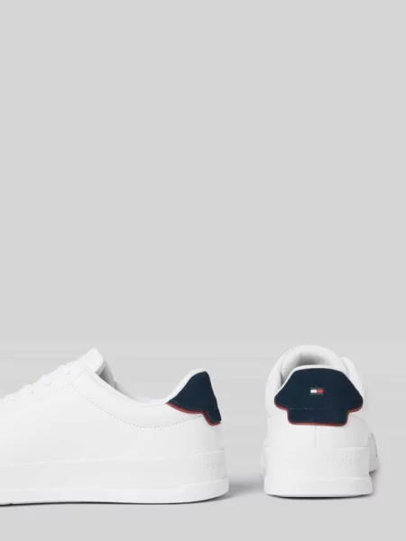 Tommy Hilfiger buty sportowe z zawartością skóry Mężczyźni skóra jednolity 41 biały