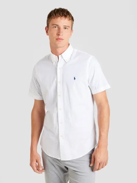 Polo Ralph Lauren Srajca temno modra / bela bež