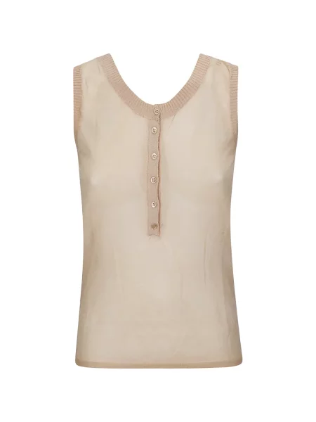 Top Paloma Wool de lână roz