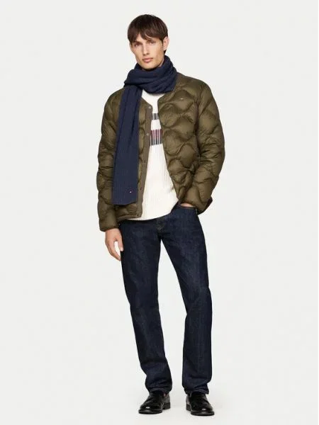 Tommy Hilfiger Šal Flag Tamnoplava plava