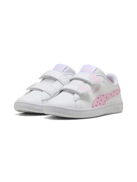 PUMA Dziecięce sneakersy Smash Hearty Akcesoria biały