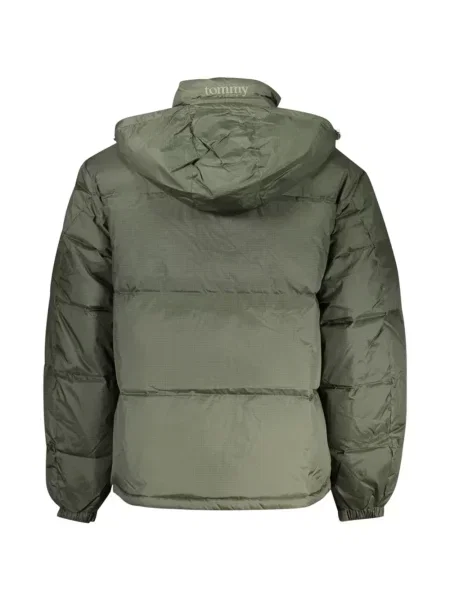 Geacă Tommy Hilfiger cu glugă verde
