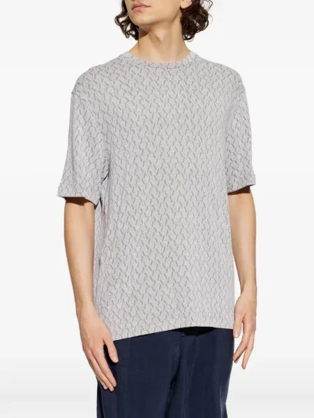 Tricou Giorgio Armani cu imprimeu geometric