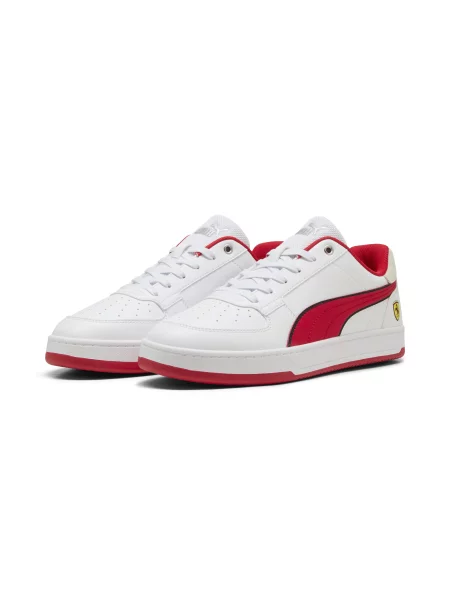 Sneakersy unisex Scuderia Ferrari Caven białe
