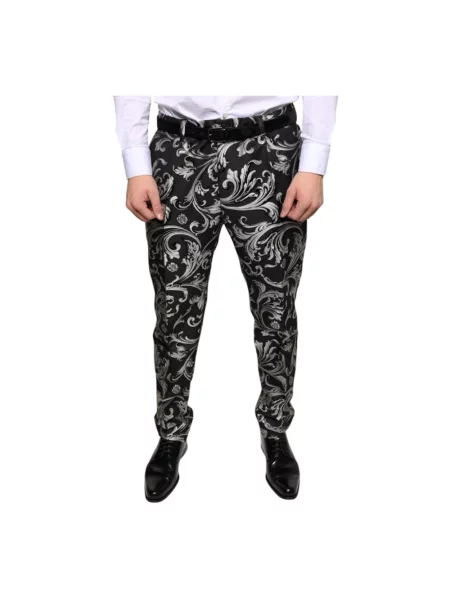 Spodnie Dolce And Gabbana z logo czarne