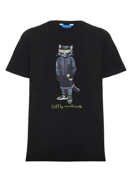 Cat e Lolette Tričko Sport Cat' čierna