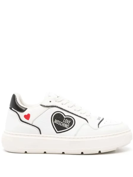 Kožne tenisice Love Moschino s printom