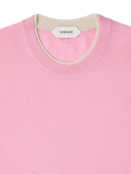 Tricou Versace cu autograf roz