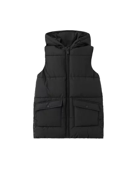 MANGO KIDS Vestă TOKYO' negru