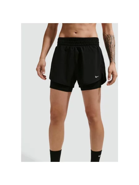 Szorty Nike One Dri-FIT 2 w 1 high-rise XXS czarny