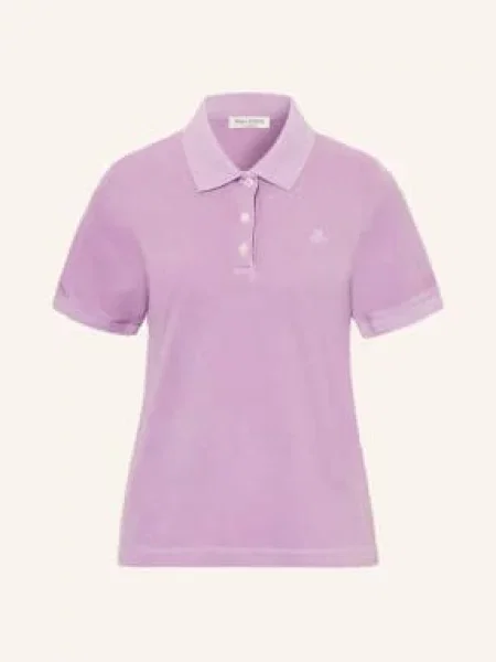 Marc O'polo Pletené Polo Tričko světle fialová