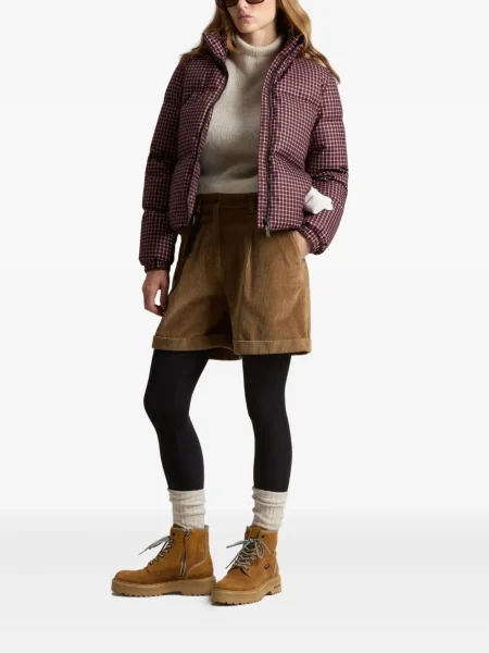 Geacă Woolrich în carouri roșu