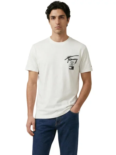 Majica Tommy Hilfiger Jeans modra