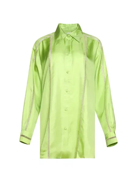 Cămașă Diotima tricotate verde