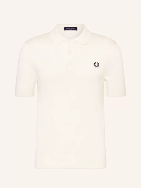 Fred Perry Úpletová Polokošile tmavě žlutá