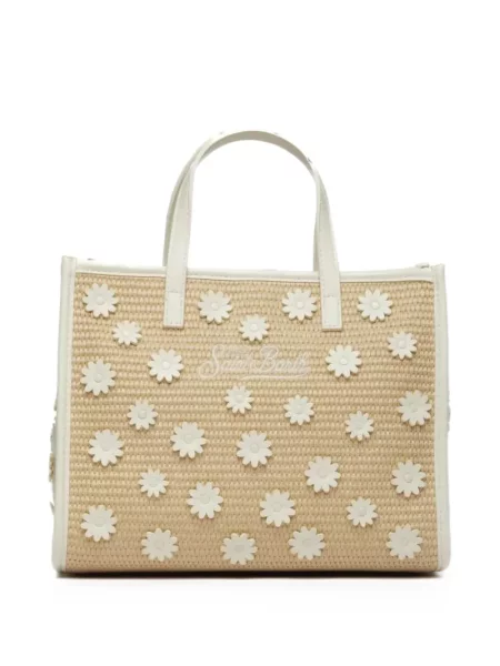 Geantă Mc2 Saint Barth cu model floral cu aplicații