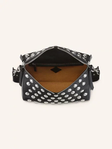 Mcm Taška Přes Rameno Diamant 3d Small / stříbrná černá