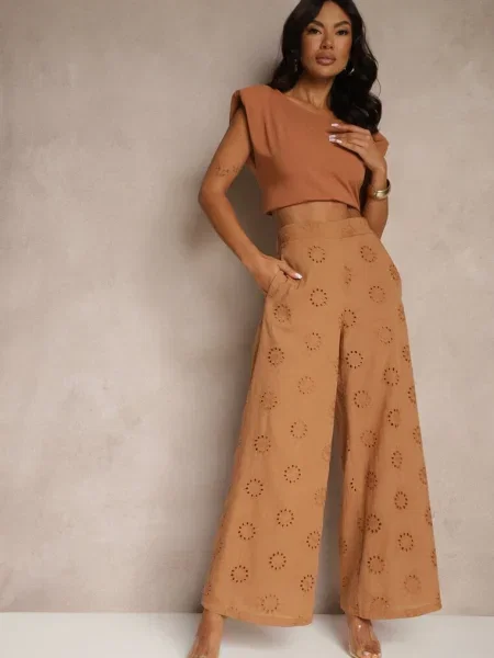 Pantaloni Tolazia maro