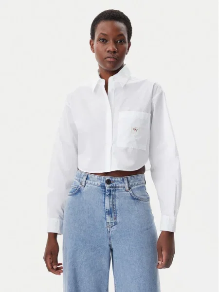 Calvin Klein Jeans Marškiniai balta