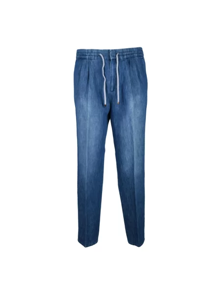 Joggery Brunello Cucinelli niebieskie