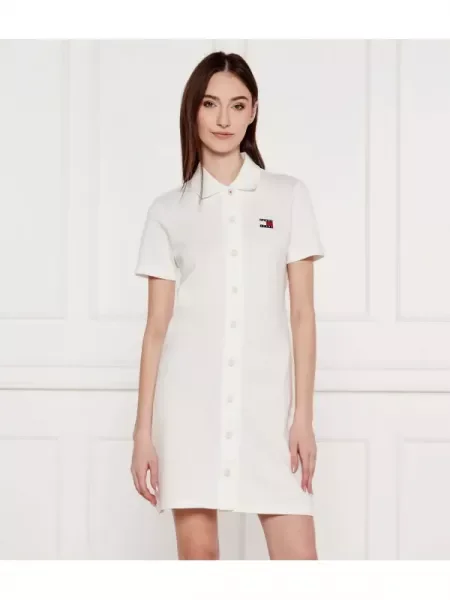 Tommy Jeans Rochie BADGE | pique