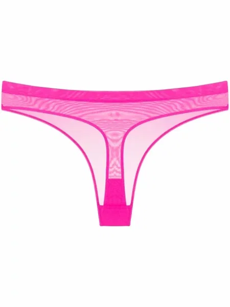 Chiloți tanga Maison Close roz