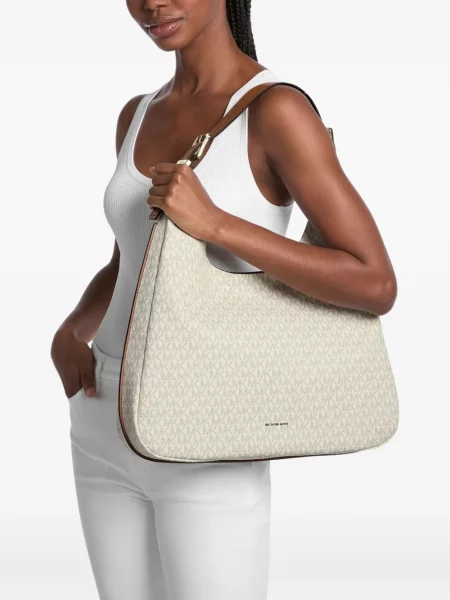 Portofel Michael Michael Kors din piele alb