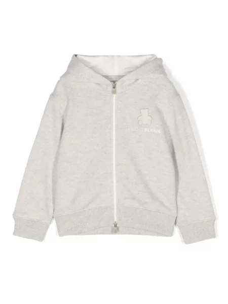 Bluza z kapturem dziecięca Brunello Cucinelli szara