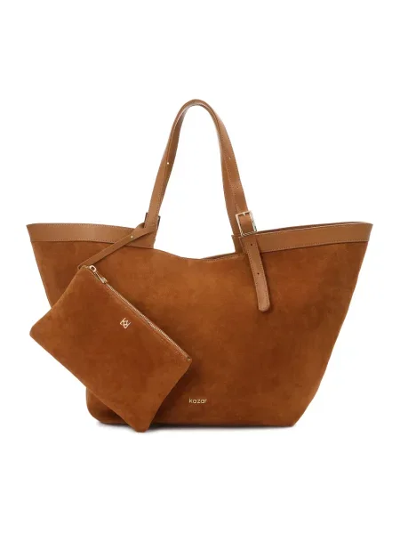 Torebka Kazar zamszowa brązowa