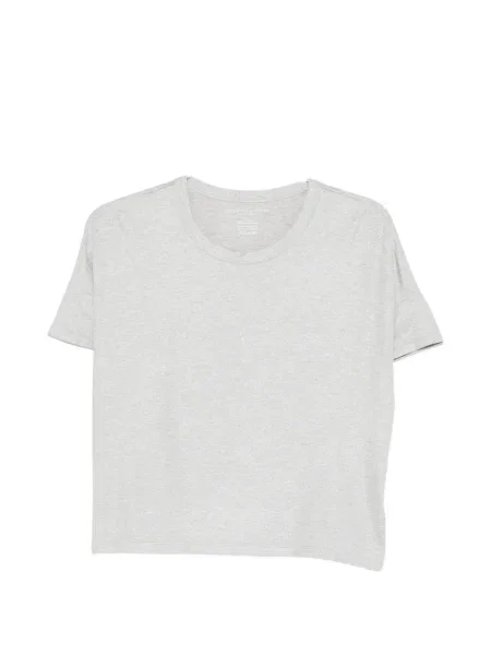 Tricou Majestic Filatures cu decolteu rotund gri