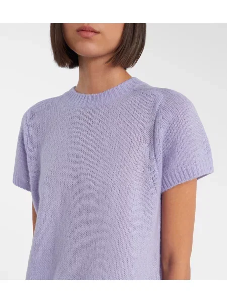 Pulover Lisa Yang de mătase violet