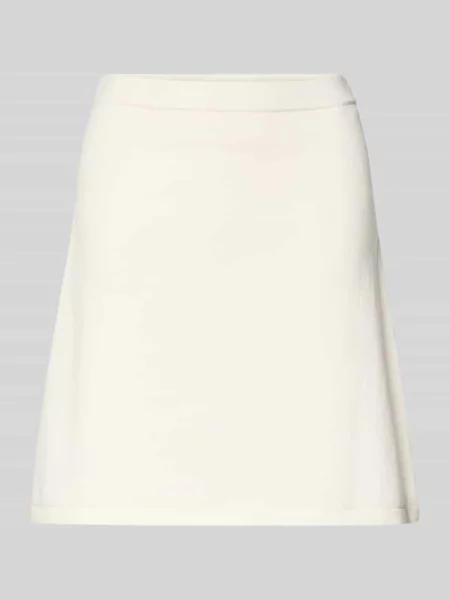 Obcisła spódnica mini z czystej bawełny model AMOUR' Selected Femme biała