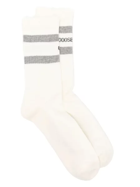 Șosete Golden Goose cu nervuri auriu