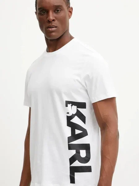 Karl Lagerfeld Tricou negru alb