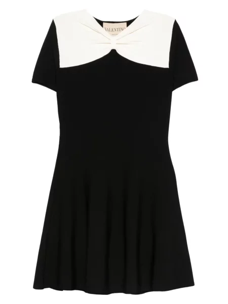 Rochie mini Valentino Garavani cu funde de costum negru