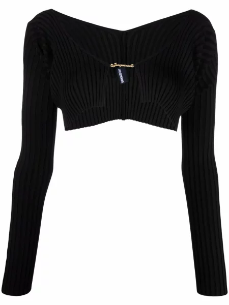 Cropp cardigan Jacquemus negru