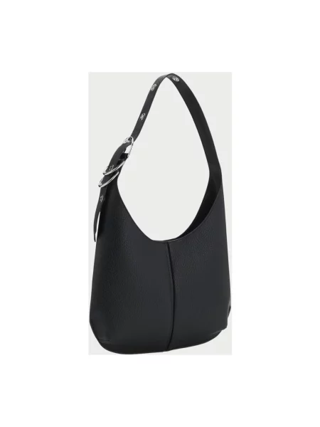 BOSS torebka hobo z imitacji skóry CLARICE HOBO czarna