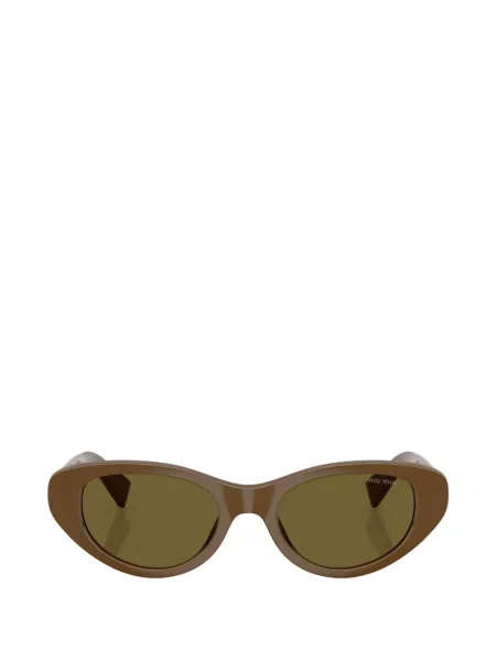 Слънчеви очила Miu Miu Eyewear кафяво