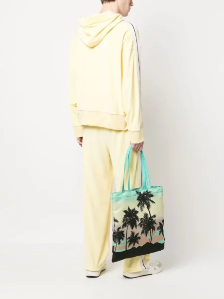 Raštuota rankinė Palm Angels mėlyna