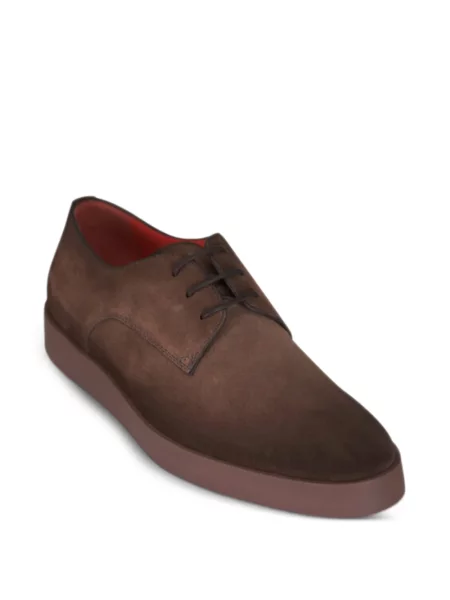 Szarvasbőr sneaker Santoni barna