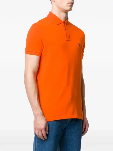 Пуловер Polo Ralph Lauren с автограф с връзки с кръгло деколте синьо