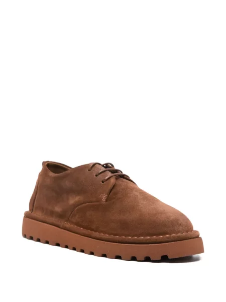 Pantofi derby Marsell din piele de căprioară maro