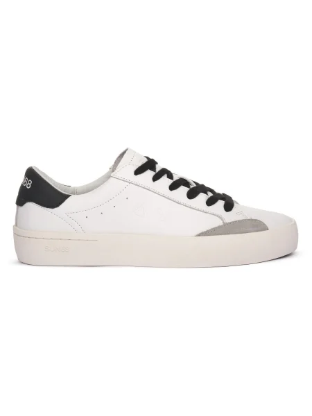 Pantofi Sun68 din piele alb