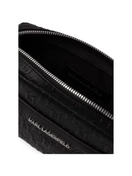 Curea Karl Lagerfeld cu autograf negru