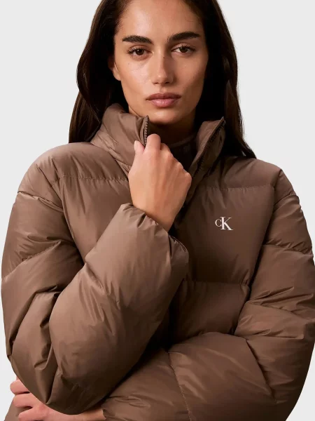 Пуховик Calvin Klein коричневий