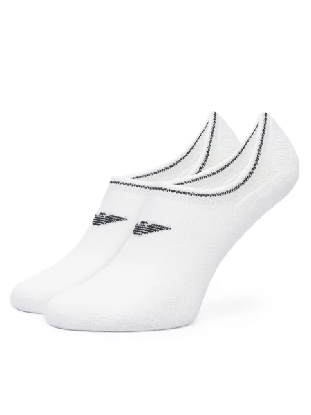 Členkové ponožky Emporio Armani biela