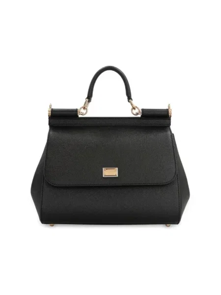 Torebka Dolce And Gabbana skórzana czarna