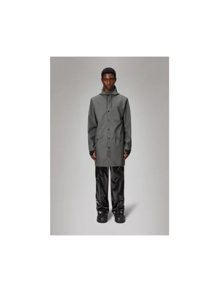Rains kurtka przeciwdeszczowa Jackets przejściowa szary