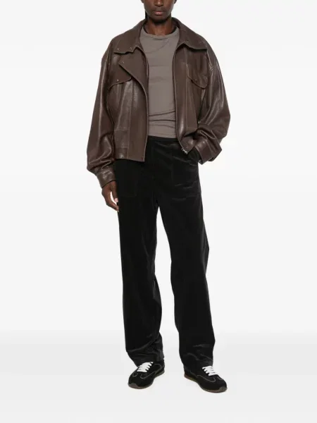 Pantaloni Aspesi de catifea cord negru