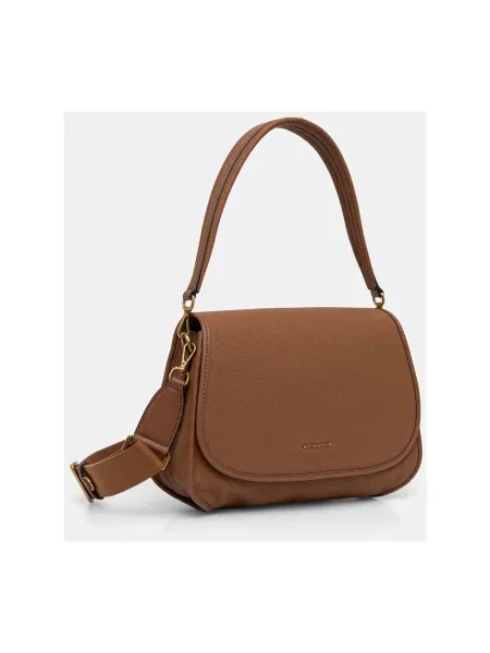 MICHAEL Michael Kors torebka crossbody skórzana Holmes brązowa